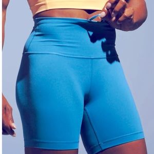 lululemon athletica Women’s Blue Bike Shorts. Used excellent condition.